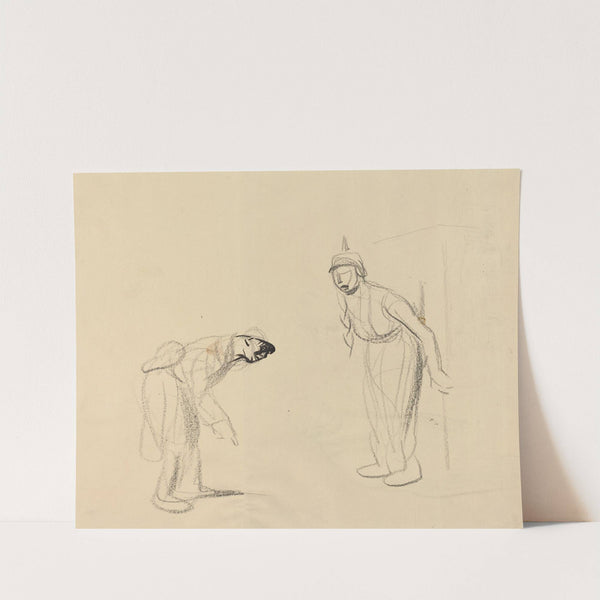 Hiding the ‘louis’ (verso) (c. 1914-1919) by Jean-Louis Forain