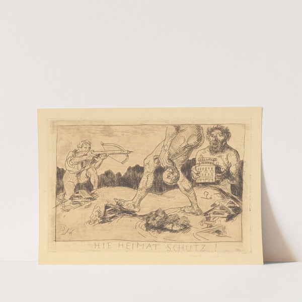Hie Heimat Schutz! (1911) by Albert Welti
