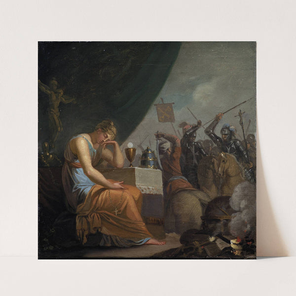 Hierarchy At Its Peak At The Time Of The Crusades (1784) by Nicolai Abildgaard