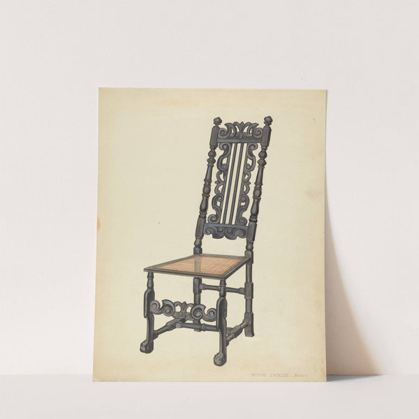 High-Back Side Chair by Arthur Johnson