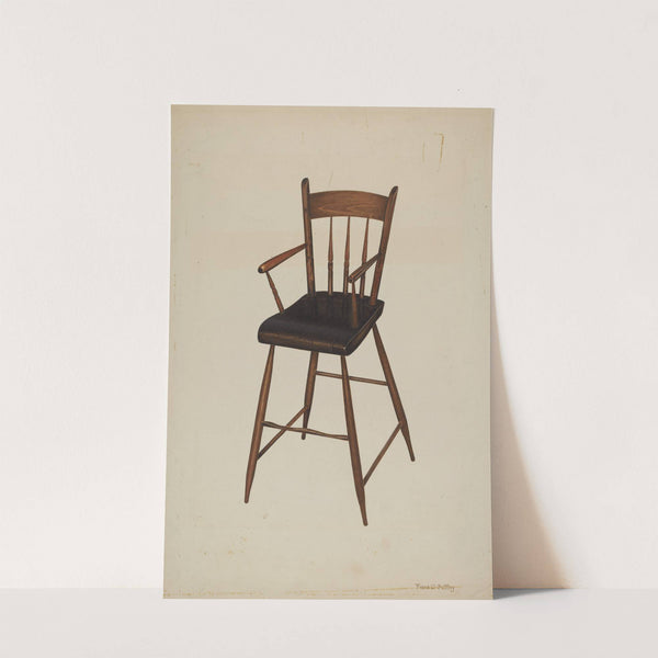 High Chair (for infants) by Frank Gutting