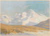 High mountain massif in snow (1899)