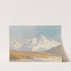 High mountain massif in snow (1899) by Erich Erler
