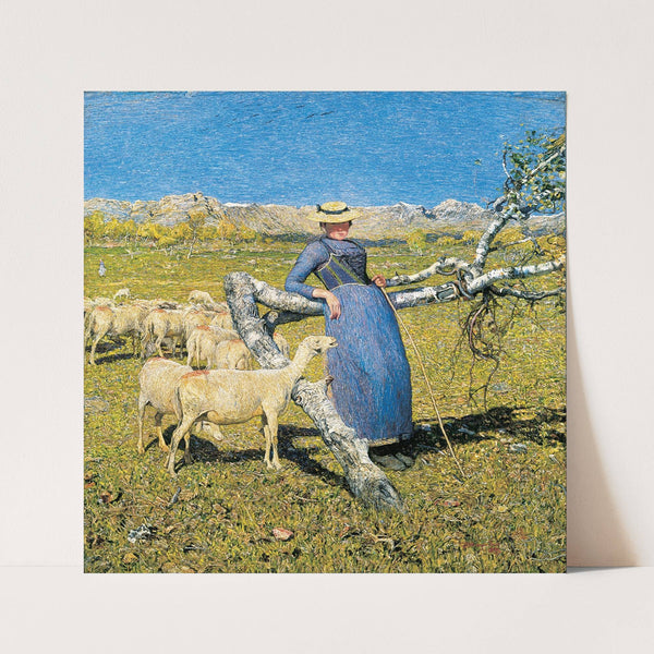 High Noon in the Alps by Giovanni Segantini