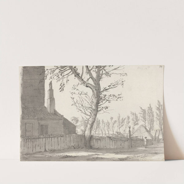 High Street at the Manor House, Marylebone by Samuel Hieronymus Grimm