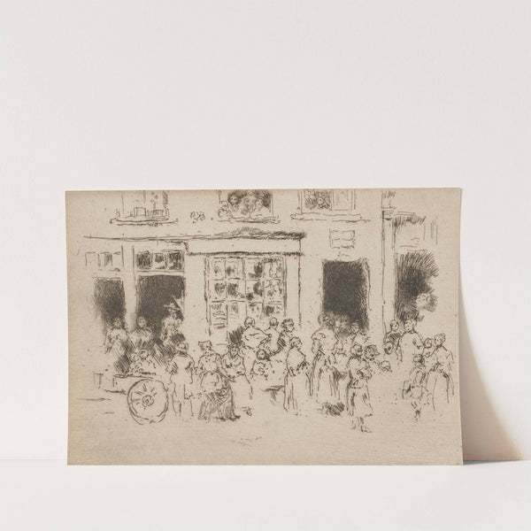 High Street, Brussels (1887) by James Abbott McNeill Whistler