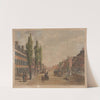 High Street, from Ninth Street, Philadelphia. (1799) by William Russell Birch