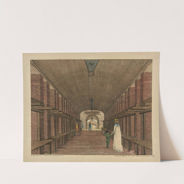 High Street Market, Philadelphia. (1799) by William Russell Birch