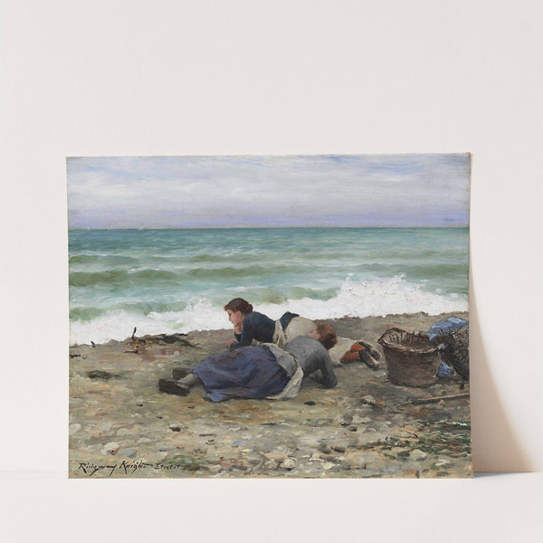 High Tide, Étretat (1884) by Daniel Ridgway Knight