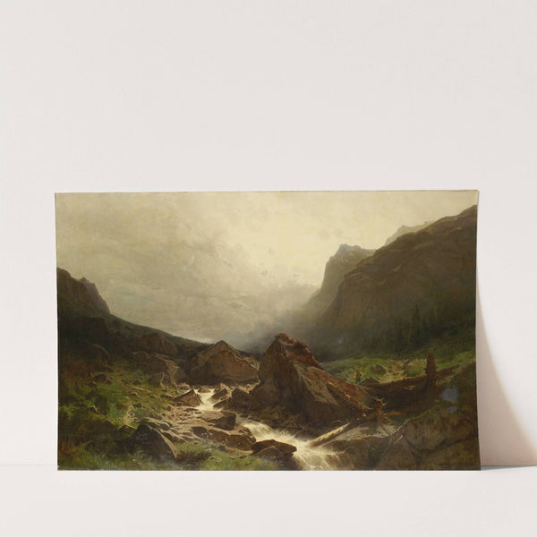 High Valley with Brook by Gustave Castan