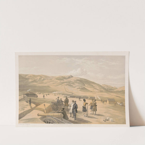 Highland Brigade camp, looking south. (1855) by William Simpson