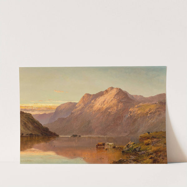 Highland landscape by Alfred de Bréanski