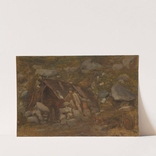 Highlander in Front of a Hut by Aleksander Kotsis