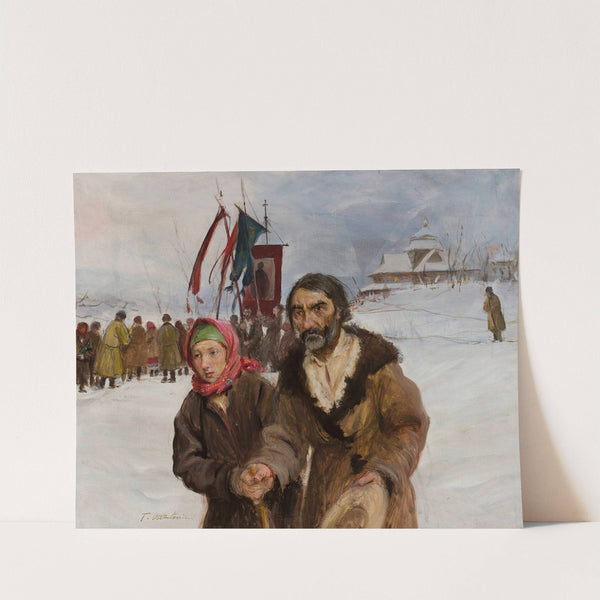 Highlanders’ procession by Teodor Axentowicz