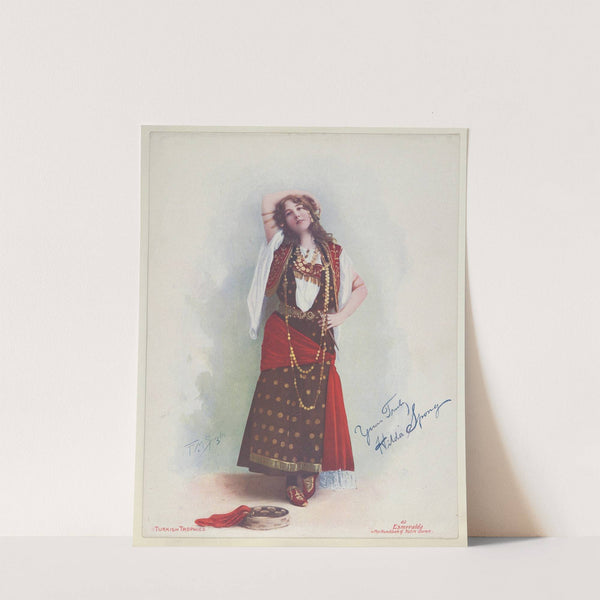 Hilda Spong as Esmerelda in The Hunchback of Notre Dame (1900) by Frederick Moladore Spiegle