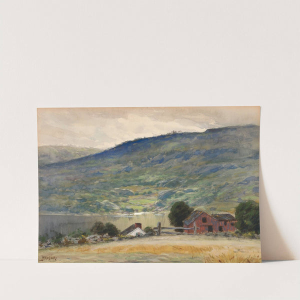 Hill and Lake by James Henry Moser