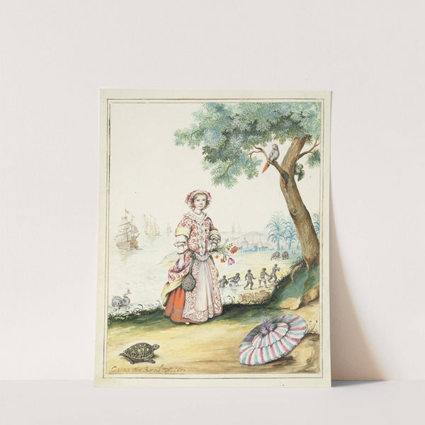 Hillegonda Louise Schellinger in Curaçao by Gesina ter Borch