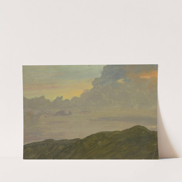 Hilltop and Clouds (1865–66) by Frederic Edwin Church