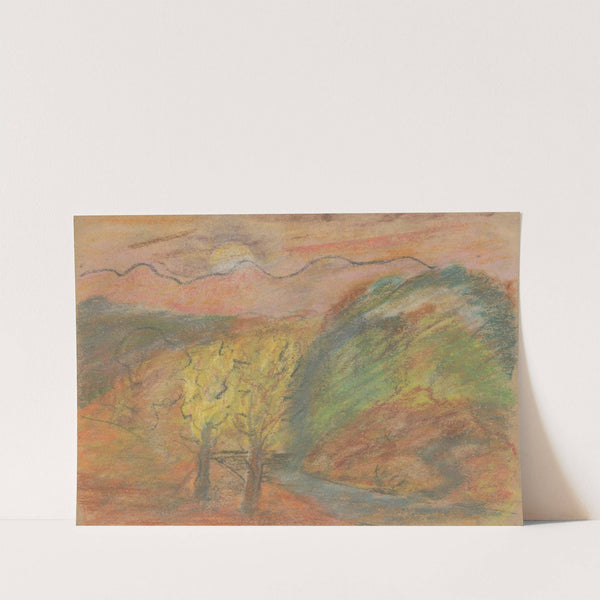 Hilly Landscape by Arnold Peter Weisz-Kubínčan