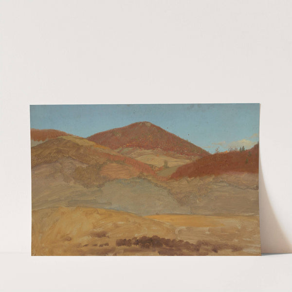 Hilly Landscape, autumn (1870–80) by Frederic Edwin Church
