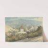 Hilly Landscape with House by Edward Francis Burney