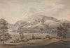 Hilly Landscape with Village and River