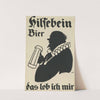 Hilsebein Bier das lob ich mir (1900) by Hollerbaum & Schmidt