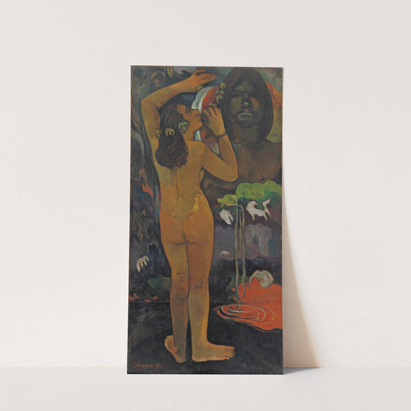 Hina Tefatou (The Moon and the Earth) (1893) by Paul Gauguin