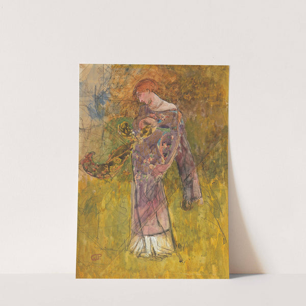 Hinda, Lallah Rooke - a study by George John Pinwell