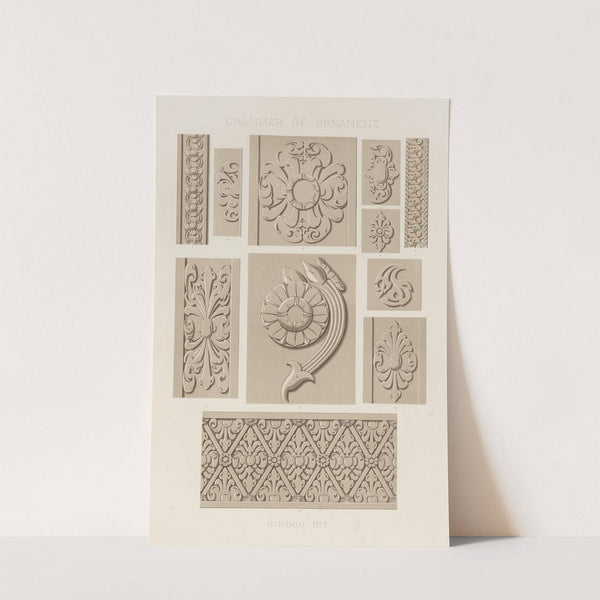 Hindoo No. 1 (1856) by Owen Jones