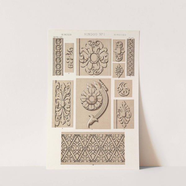 Hindoo No.1 (1856) by Owen Jones