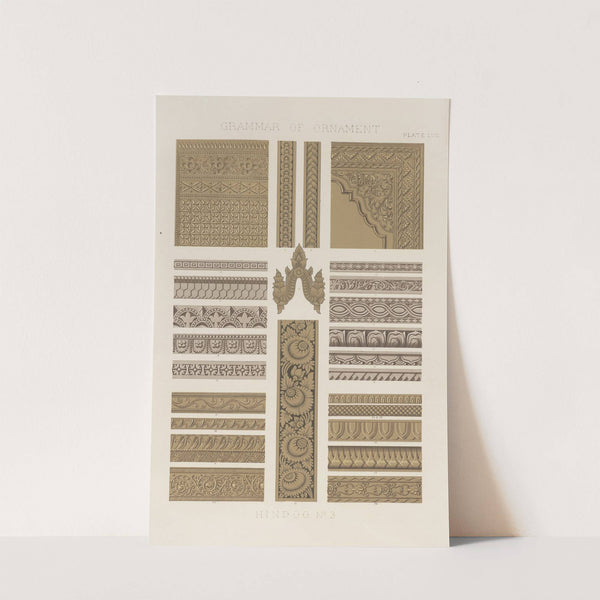 Hindoo No. 3 (1856) by Owen Jones