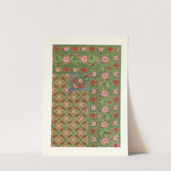 Hindoo Prayer-Carpet, in Silk and Gold Brocade by John Charles Robinson