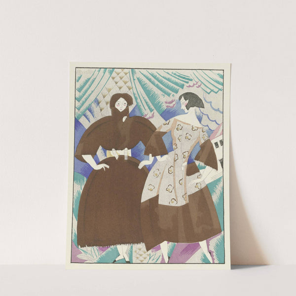 Hindoustan ; Robe-manteau, de Paul Poiret (1920) by Charles Martin