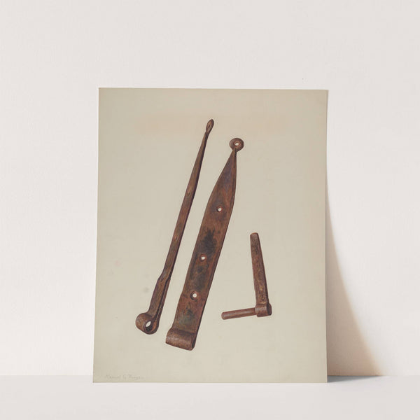 Hinges and Bolt by Manuel G. Runyan