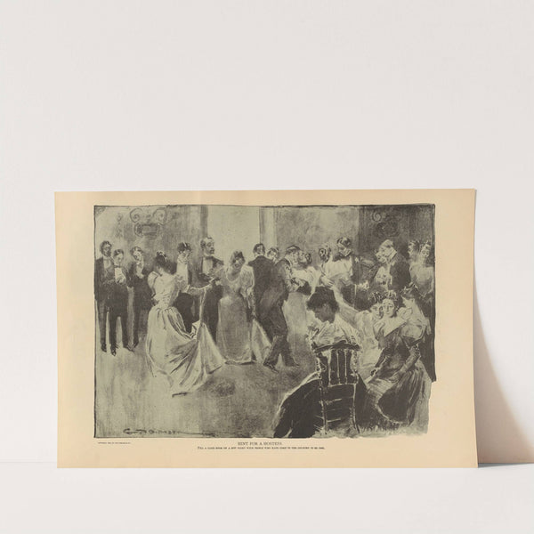 Hint for a hostess (1893-1900) by Charles Dana Gibson