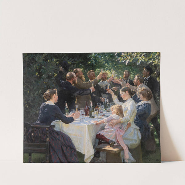 Hip, Hip, Hurrah! Artists’ Party, Skagen by Peder Severin Krøyer