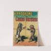 Hippodrome Chiens Boxeurs (1891) by Imp. Emile Lévy