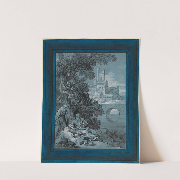 Hippokrates und Demokrit by Jean-Baptiste Oudry