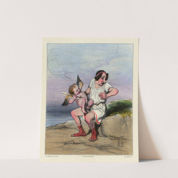 Hippolyte lardé par Cupidon (1833) by Honoré Daumier