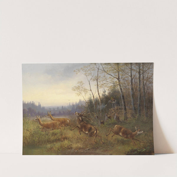 Hirschjagd by Moritz Müller