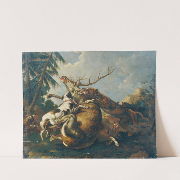 Hirschjagd by Benno Raffael Adam