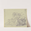 Hirtenfamilie (Apollo unter den Hirten) (ca 1806-1808) by Gottlieb Schick