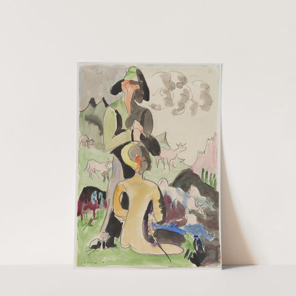 Hirtenknaben (ca. 1937) by Ernst Ludwig Kirchner