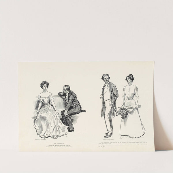 His beginning (1900) by Charles Dana Gibson