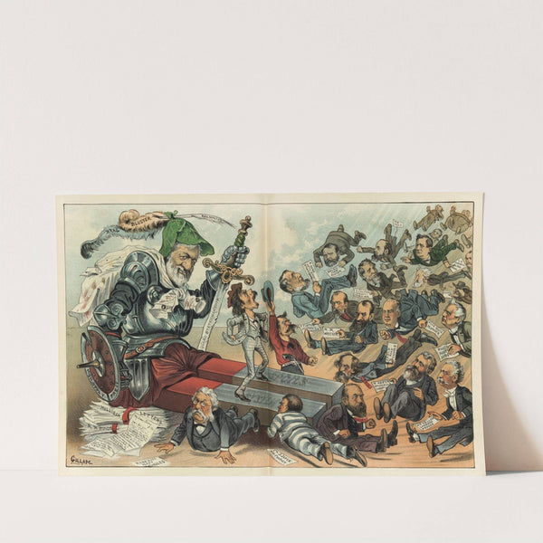 His boasted magnetism - and the kind of metal it attracts by Bernhard Gillam