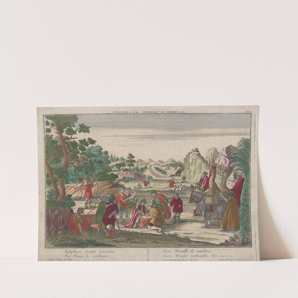 His Brothers sold him to the Ishmaelites (1750) by Georg Balthasar Probst