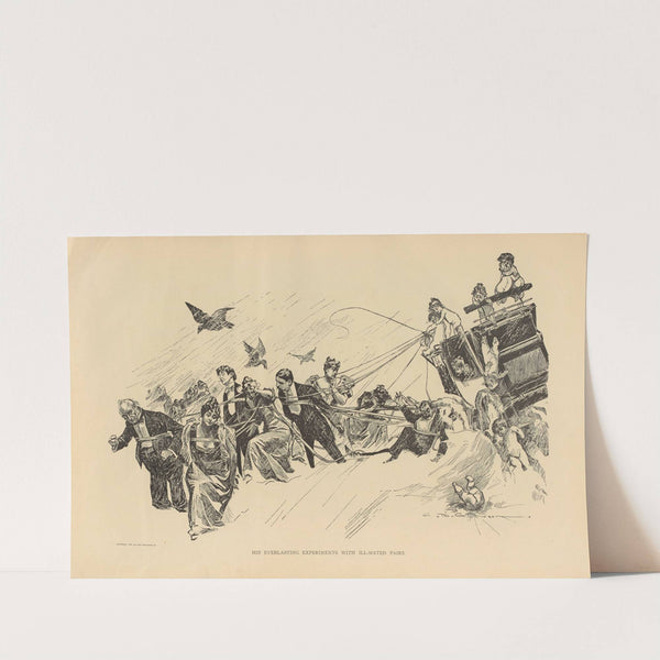 His everlasting experiments with ill-mated pairs (1893-1900) by Charles Dana Gibson