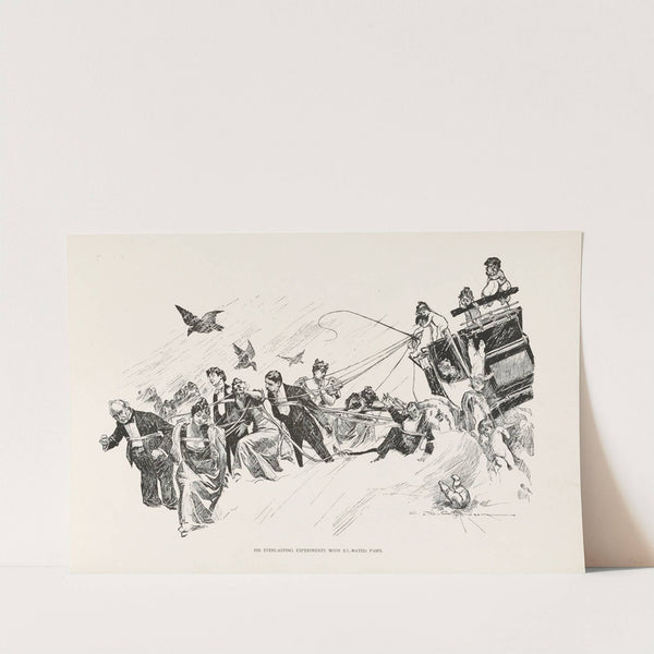 His everlasting experiments with ill-mated pairs (1896) by Charles Dana Gibson