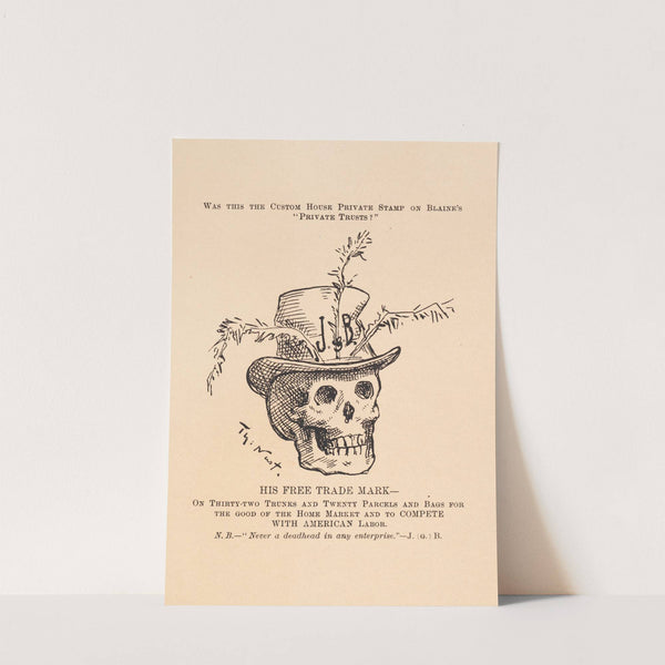 His free trade mark by Thomas Nast